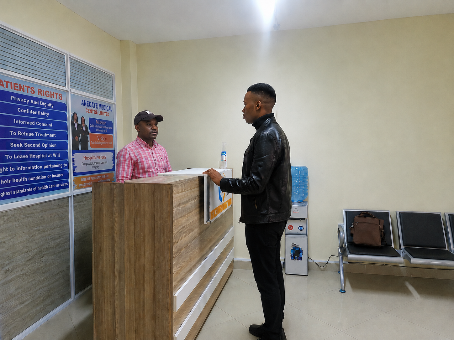 Hospital reception